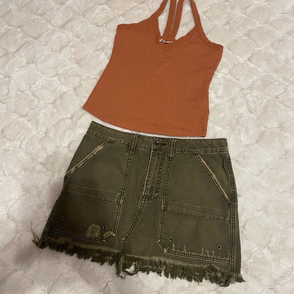 Free people set top and skirt size small - 26